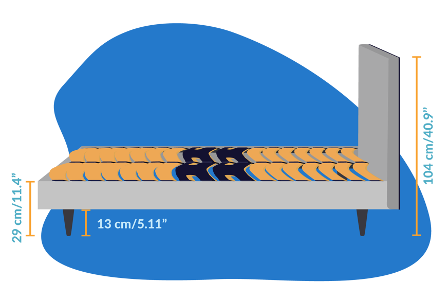 simba bed measurements